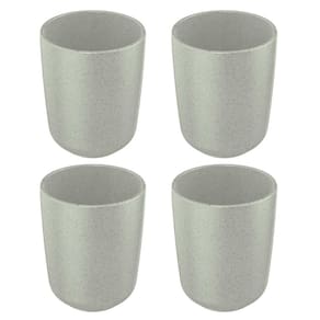 4x Porta Escova de Dente Banheiro de Ceramica OU Osaka Cinza