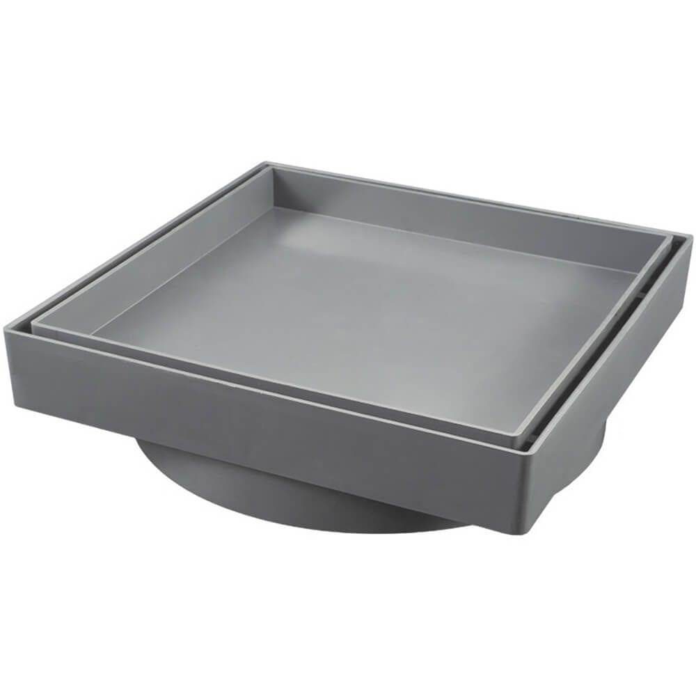 Ralo Invisível Cinza 15 X 15 Cm - 1617