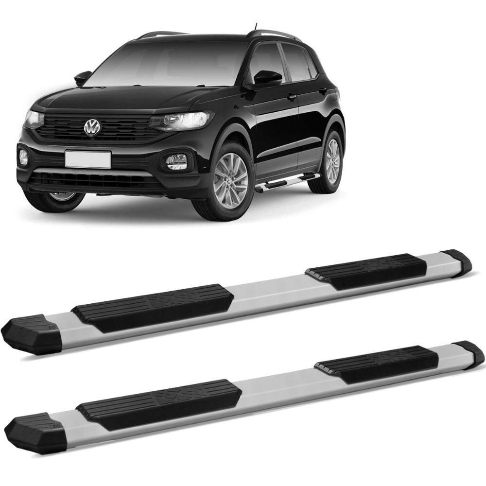 Estribo T-Cross 2019 a 2023 Extreme Alumínio Prata CK