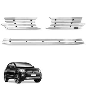 Sobre Grade T-Cross 2019 a 2022 Aço Inox Cromado Max Gtnox