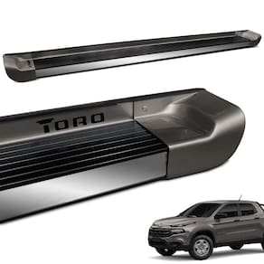 Estribo Lateral Toro 2016 a 2024 Cinza Antique Personalizado