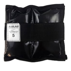 Caneleira de peso ahead sports aff339 5kg preta