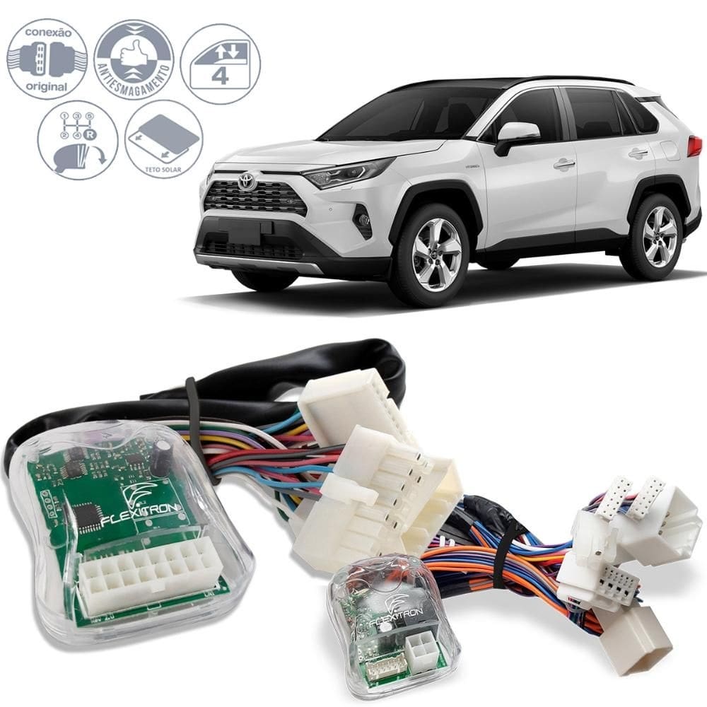 Módulo Vidro Rav4 2020 2022 Teto Solar e Retrovisores