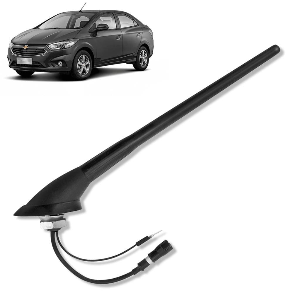 Antena Teto Diant Haste 20cm Mega Flex Removível C/ Conector