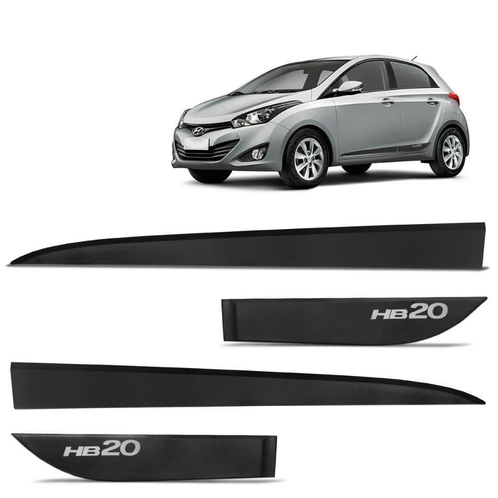 Friso HB20 2013 a 2019 Borrachão Preto Modelo Original