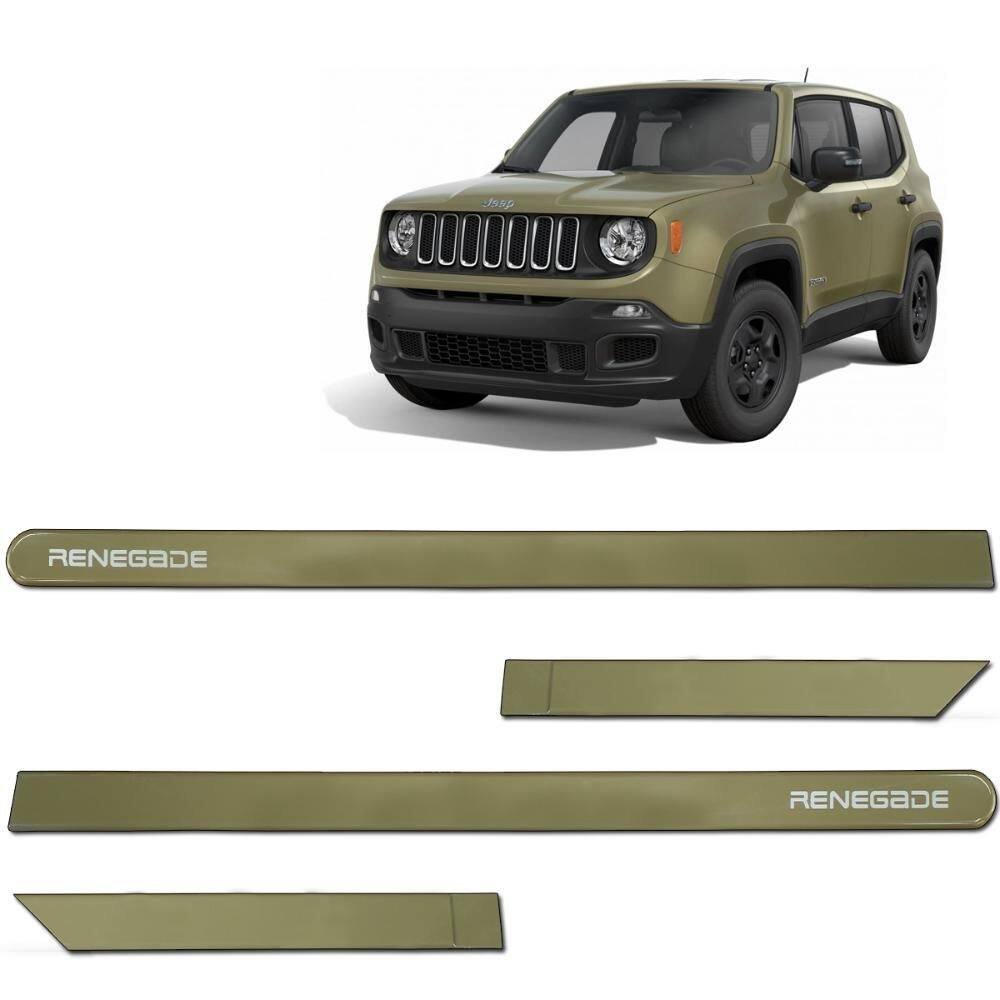 Friso Lateral Renegade 2016 a 2023 Verde Comando