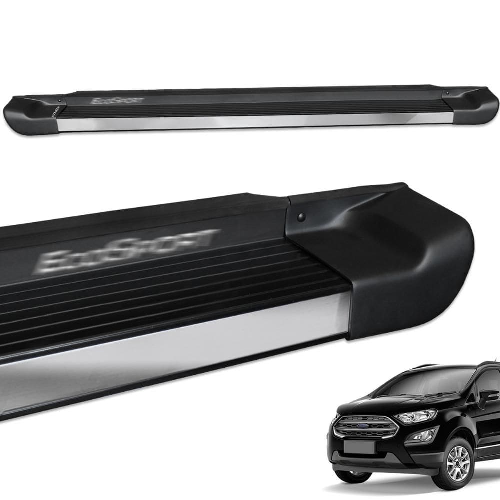 Estribo Lateral Ecosport 2013 a 2021 Preto Fosco Personalizado