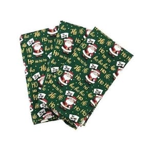 Kit 12 Guardanapo Tecido Tricoline Algodão Para Natal 40X40