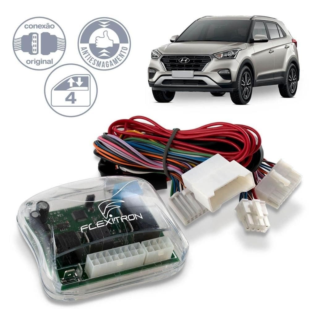 Módulo Vidro Elétrico Creta 2016 a 2020 Antiesmagamento