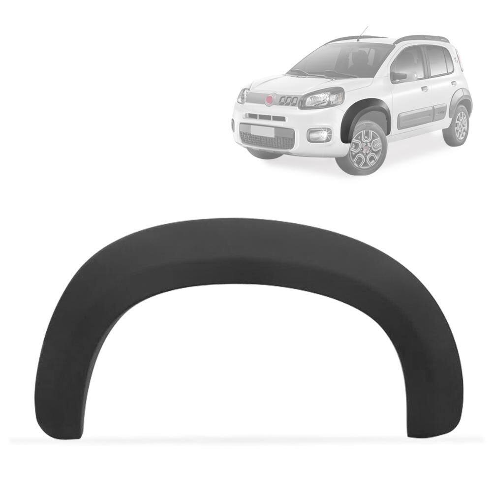 Alargador Paralamas Uno Way 2010 a 2014 Diant Esquerdo Cinza