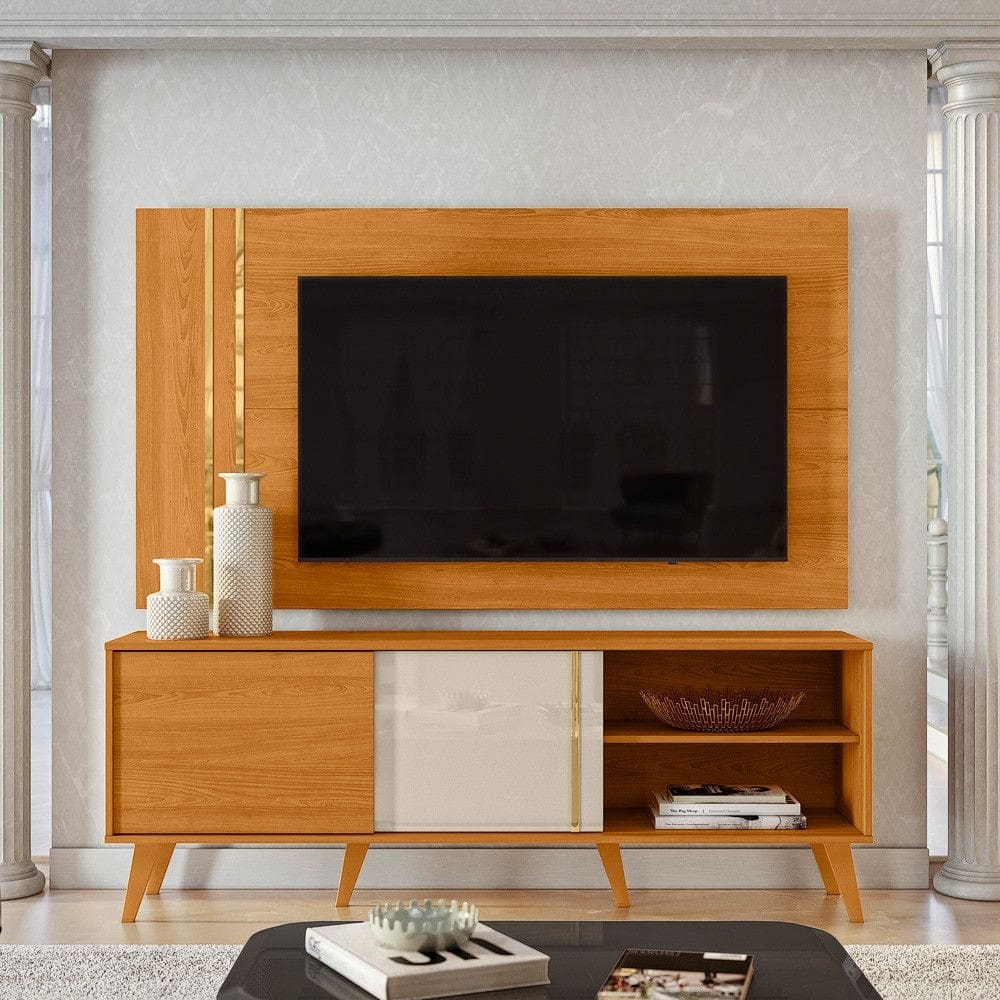 Rack com Painel para TV até 65 Polegadas 2 Portas Cronos Madetec