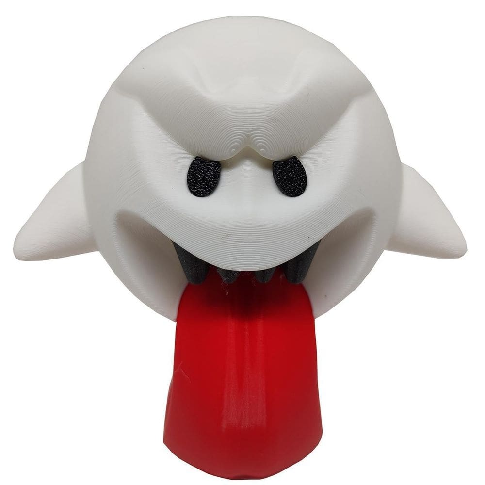 Fantasma Mario Boneco 3D Geek Enfeite 13 Cm Objeto