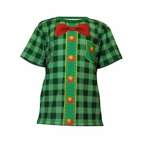 Camiseta Infantil Estampada Festa Junina Verde