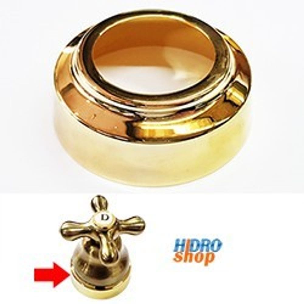 Suplemento Canopla Dourado Registro 3/4 20mm - 2091D