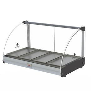 Estufa Curva Elétrica Progás Preta 4 bandejas 127V PRV-04E