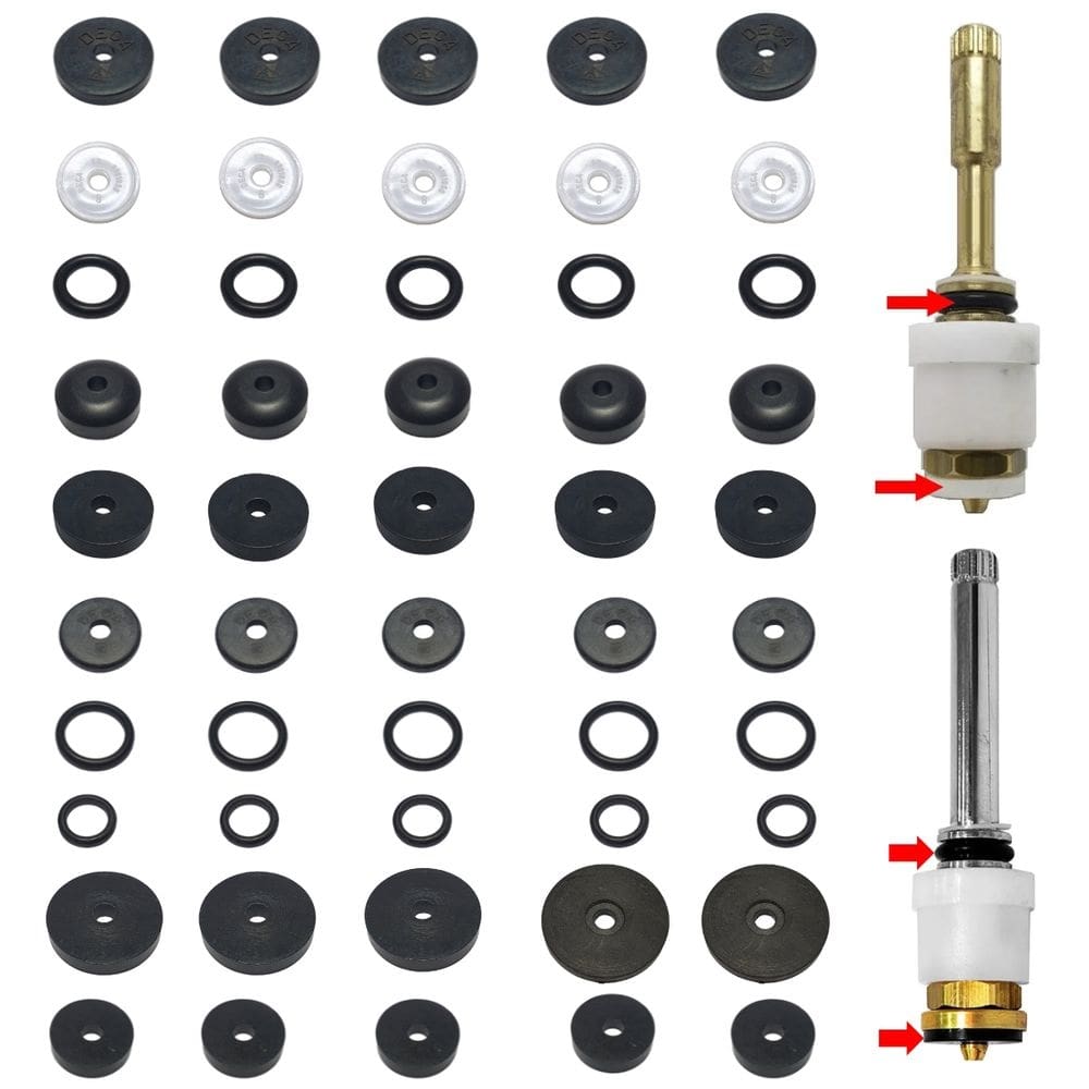Kit Vedantes e Oring de Registros gaveta e pressão Deca 1/2" 3/4" 1" - 4160KIT140