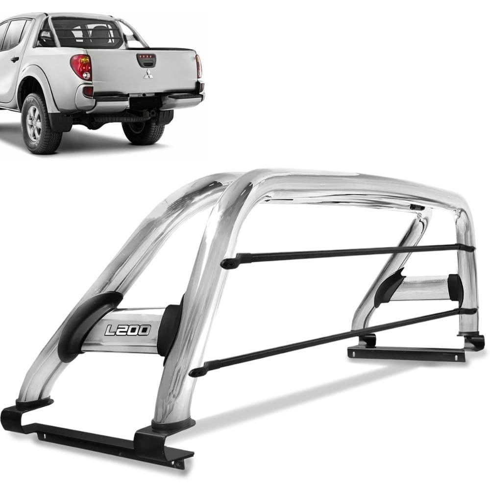 Santo Antonio Duplo L200 Triton 2008 a 2018 Cromado C/ Grade