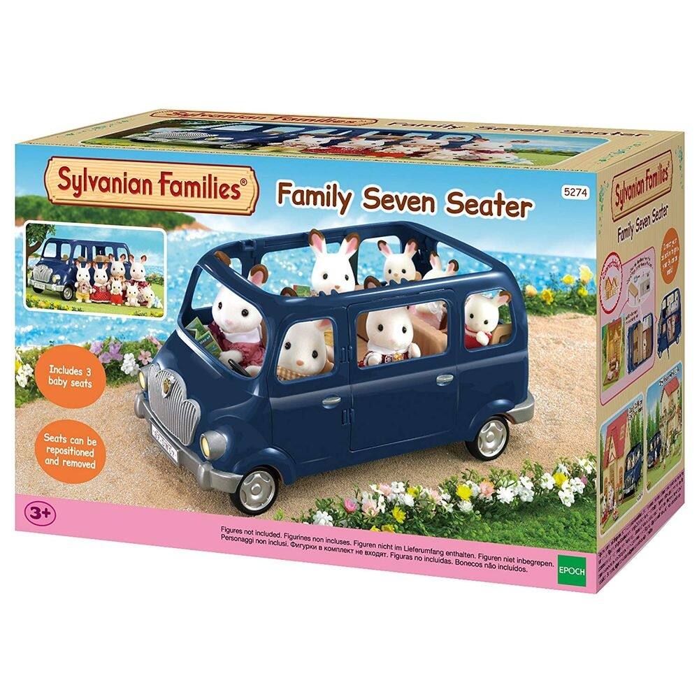 Sylvanian families carro da família 7 lugares epoch 5274