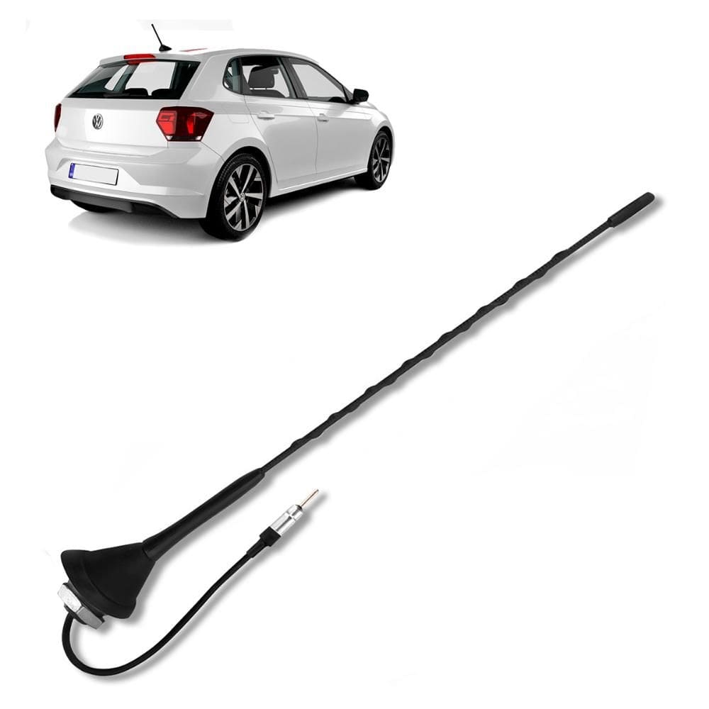 Antena Teto Tras Gol GTI Polo Golf Haste Espiral 30cm Remov