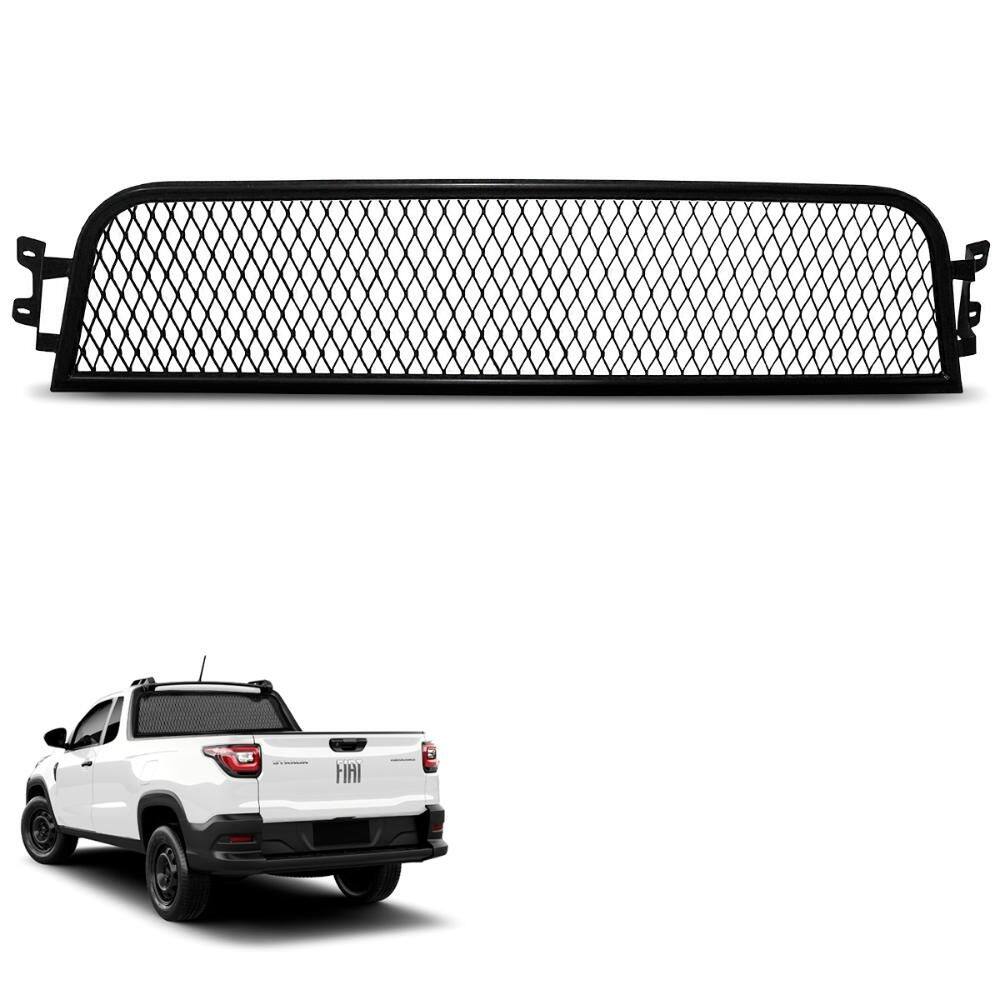 Grade Vigia Strada 2021 2022 Tela Expandida Preto Gtnox