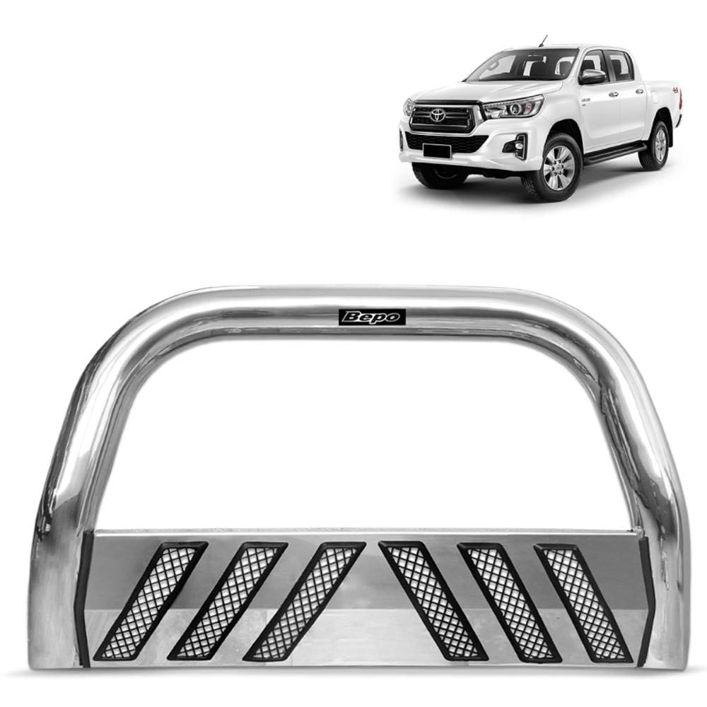 Parachoque Impulsão Hilux 2016 a 2023 Mataboi Cromado Bepo