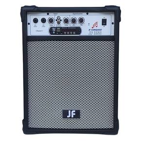 Caixa de som amplificada violão guitarra microfone preta