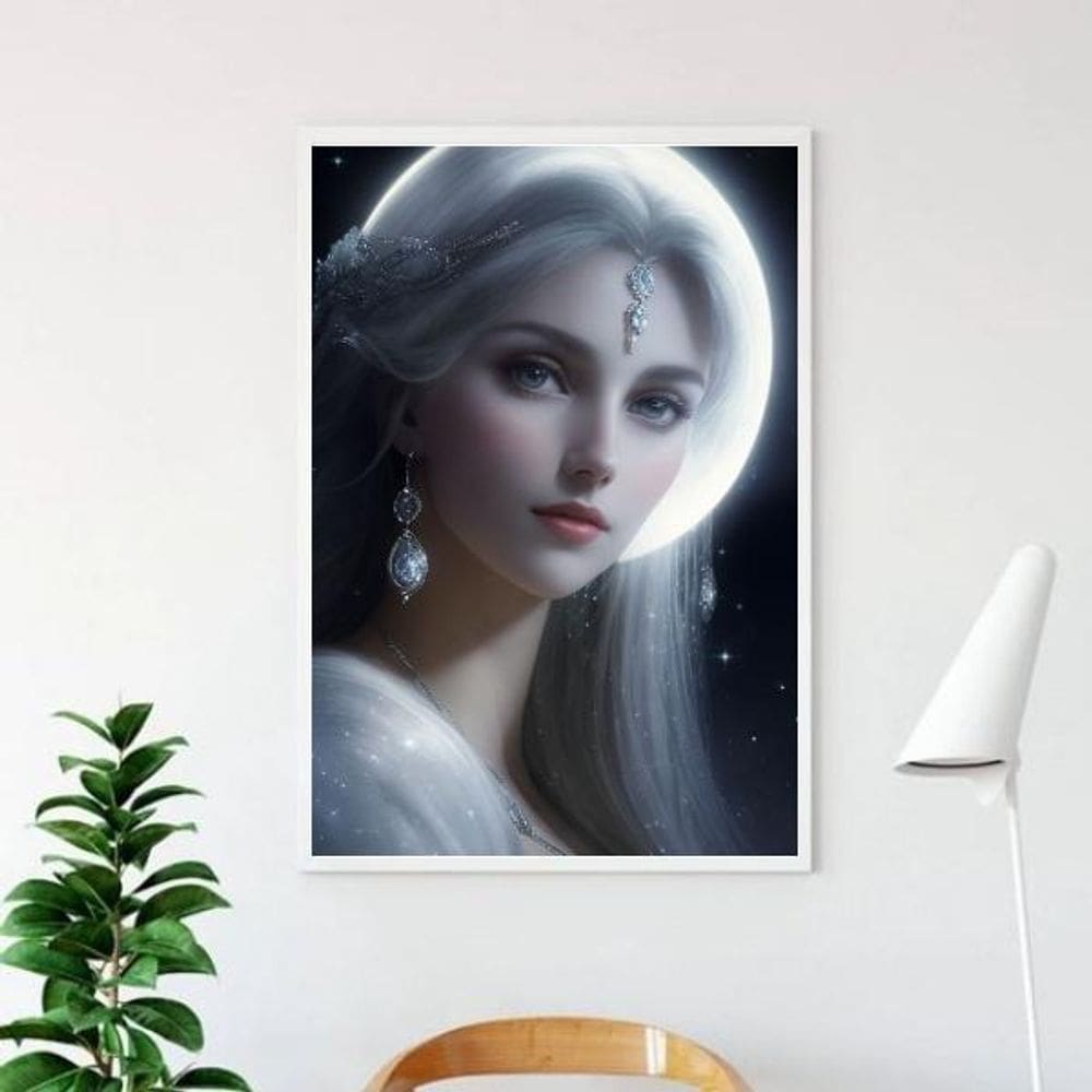 Quadro Deusa Da Lua - Selene 45X34Cm