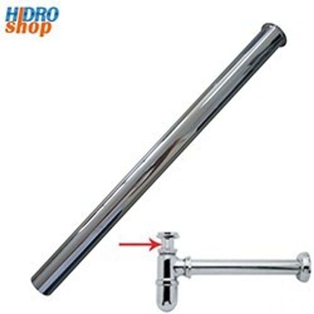 Tubo Entrada Longo Sifão Deca Lavatório Cromado 30cm - 4204153