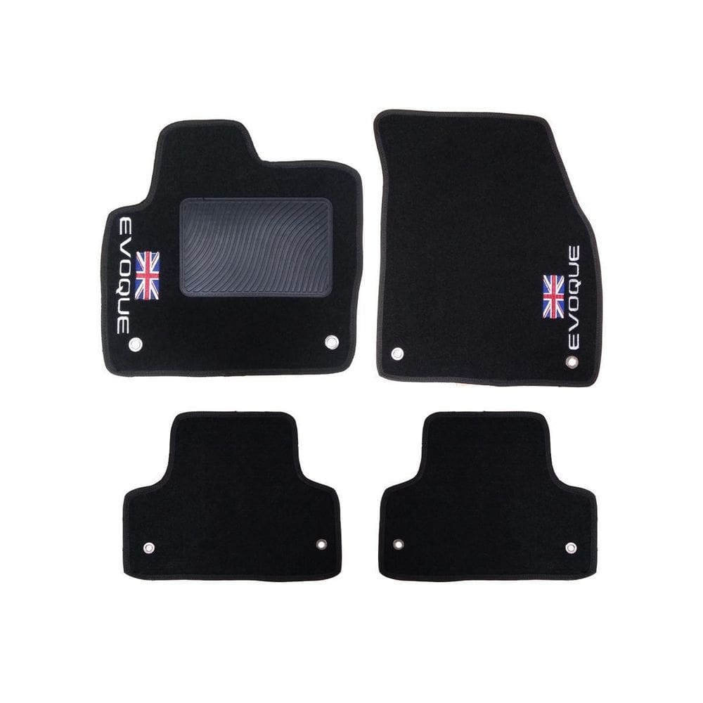 Kit tapete carpete land rover evoque todos os anos preto