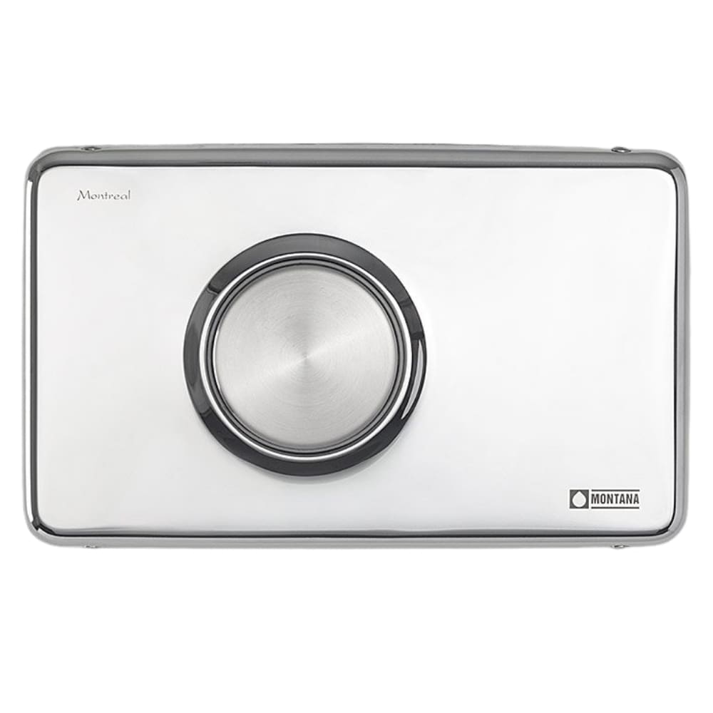 Acabamento Caixa De Embutir Montana Montreal Aço Inox M9000 - A604290201