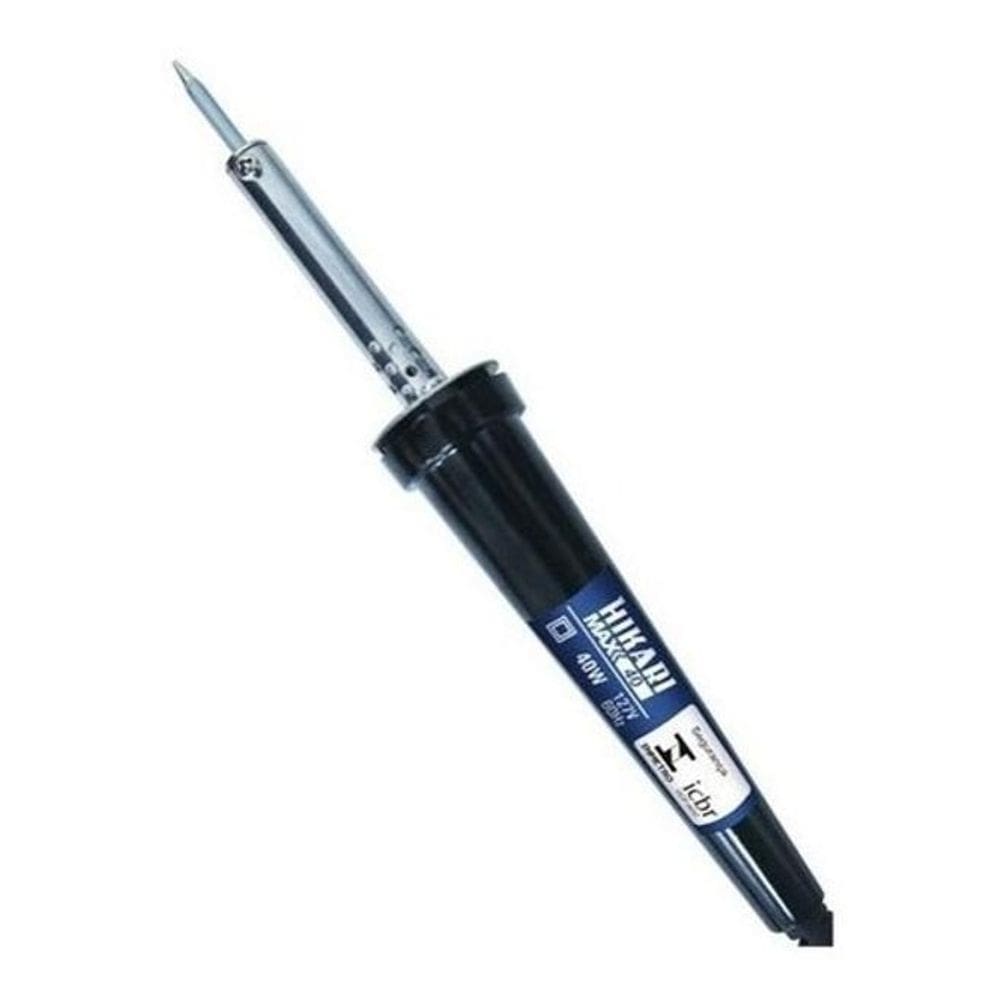 Ferro de solda hikari max 40w - soldador com - solda