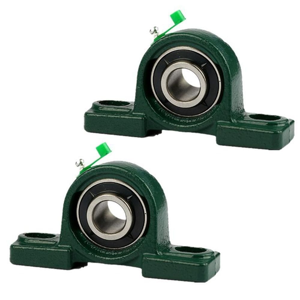 Kit 2 mancal pedestal com rolamento ucp205 25mm