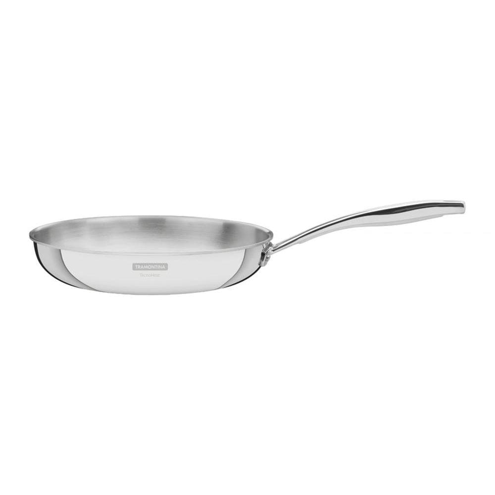 Frigideira tramontina grano em aço inox triplo 26 cm 2,2 l