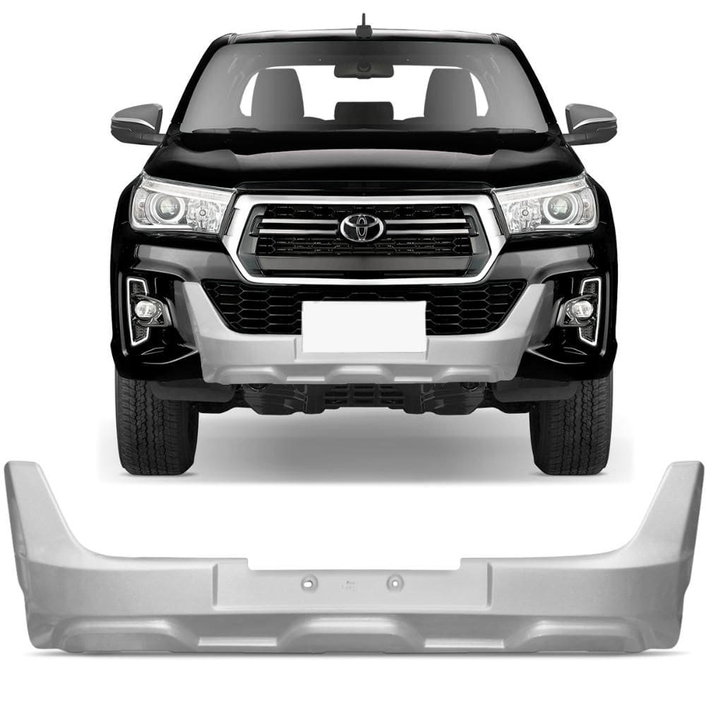 Overbumper Hilux 2019 2020 Front Bumper Prata Dfender
