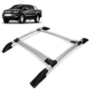 Rack De Teto Bagageiro Ranger 2013 a 2023 Prata Tubolar