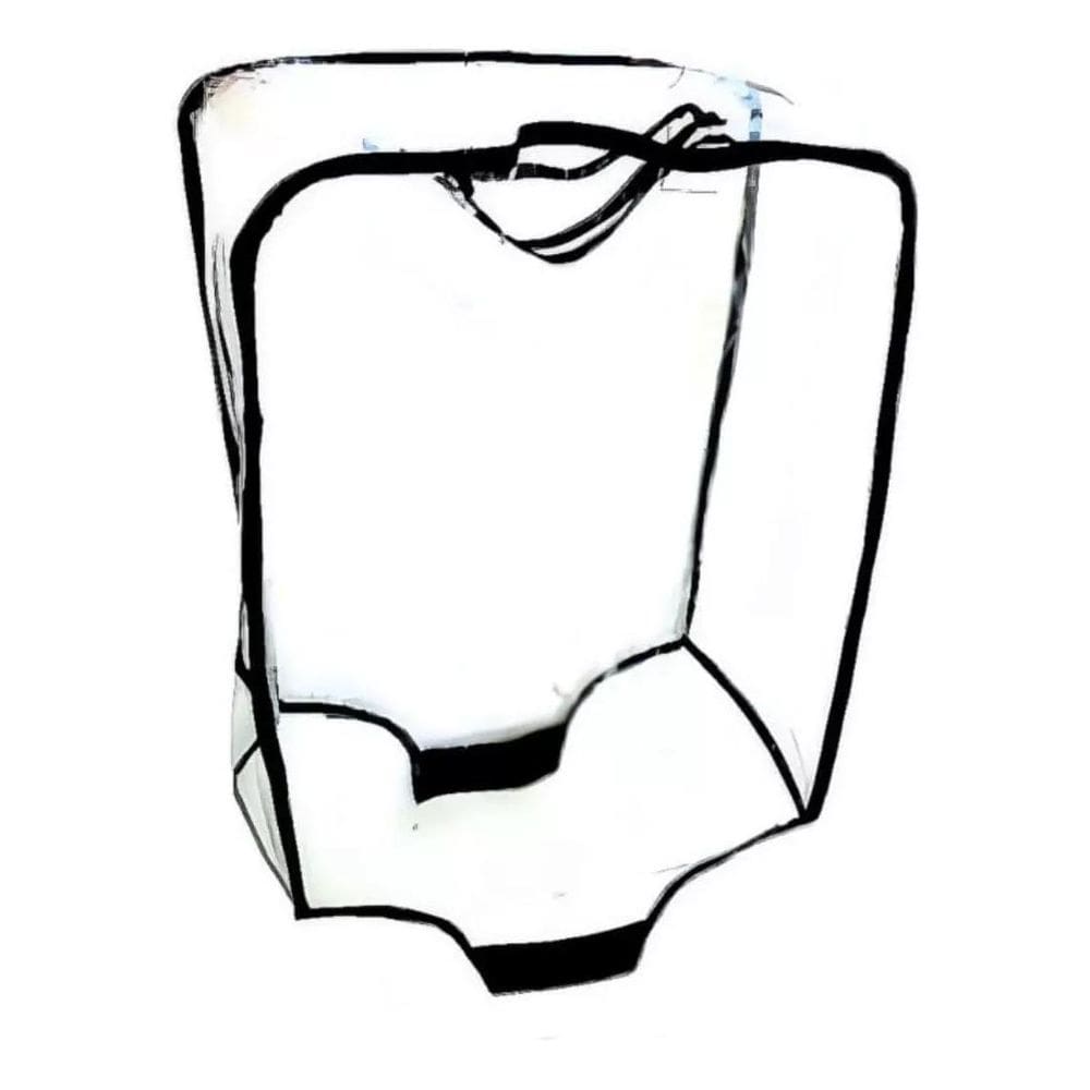 Kit 2 Capa De Plástico Para Mala Viagem Grande Transparente
