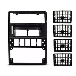 Kit moldura central painel + difusor ar gol g2 bola 97 98 99