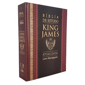 Bíblia de estudo king james - atualizada