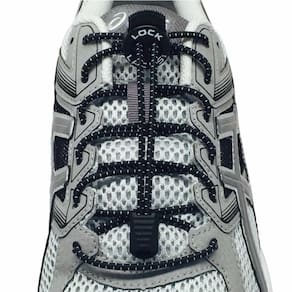 Cadarço elastico pack com 2 unidades lock laces preto