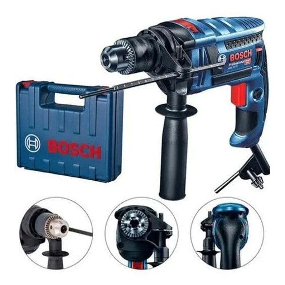 Furadeira martelete impacto 13mm bosch gsb 16 re 850w 110v