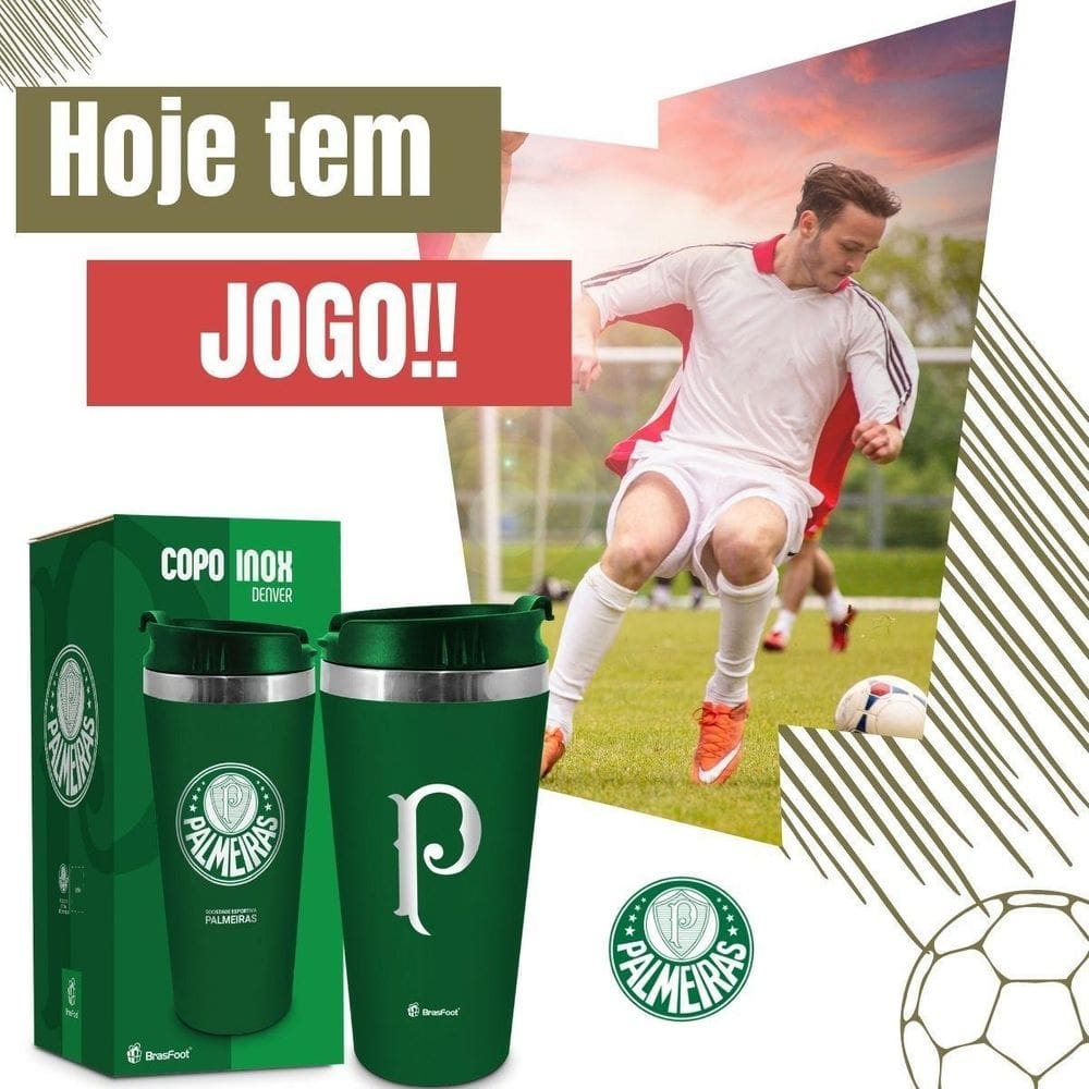 Copo termico emborrachado do  para cerveja oficial