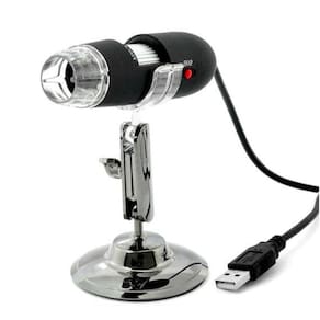 Microscópio zoom 1600x cam 2.0 mp profissional digital usb