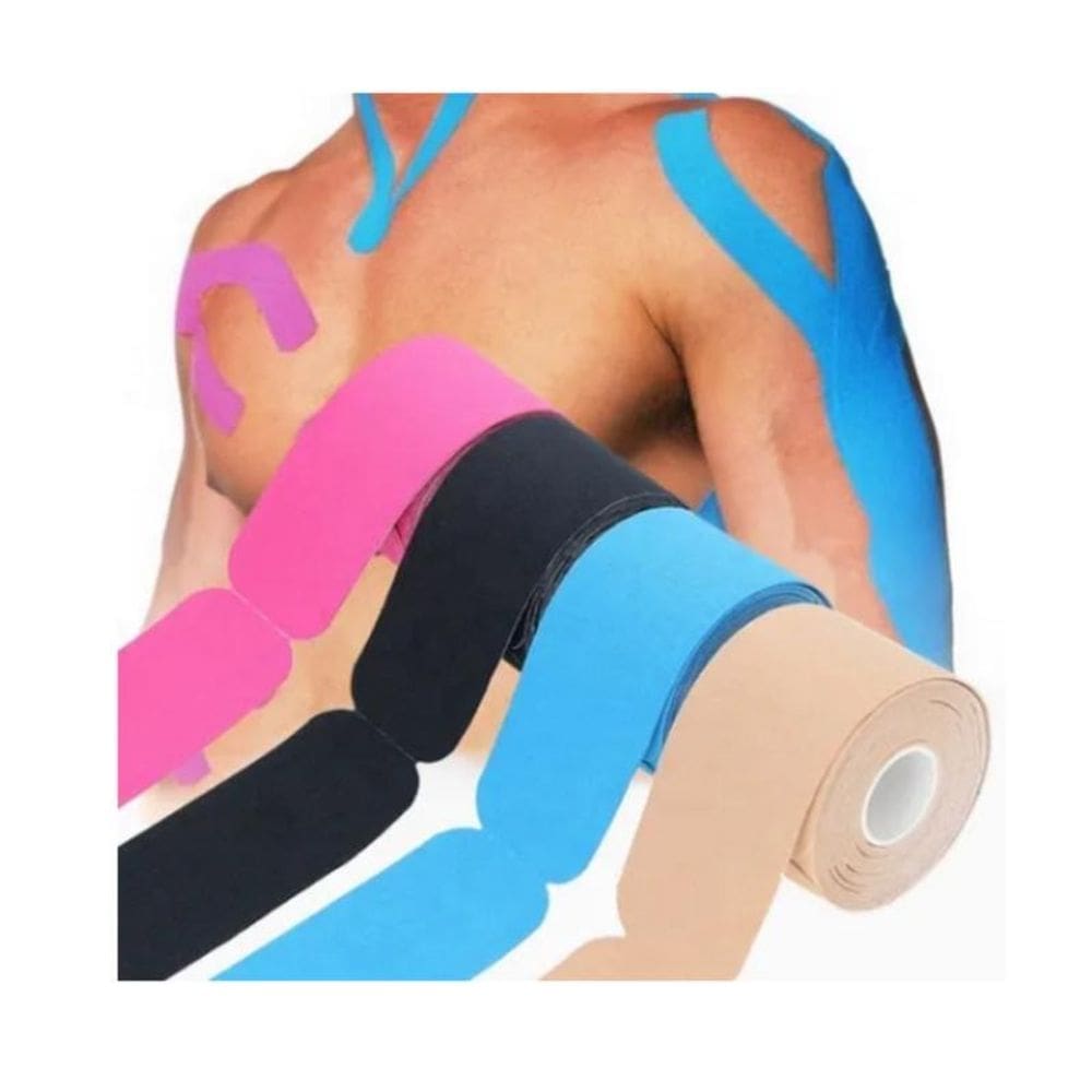 Kinesio taping fita adesiva fisioterapia muscular bandagem