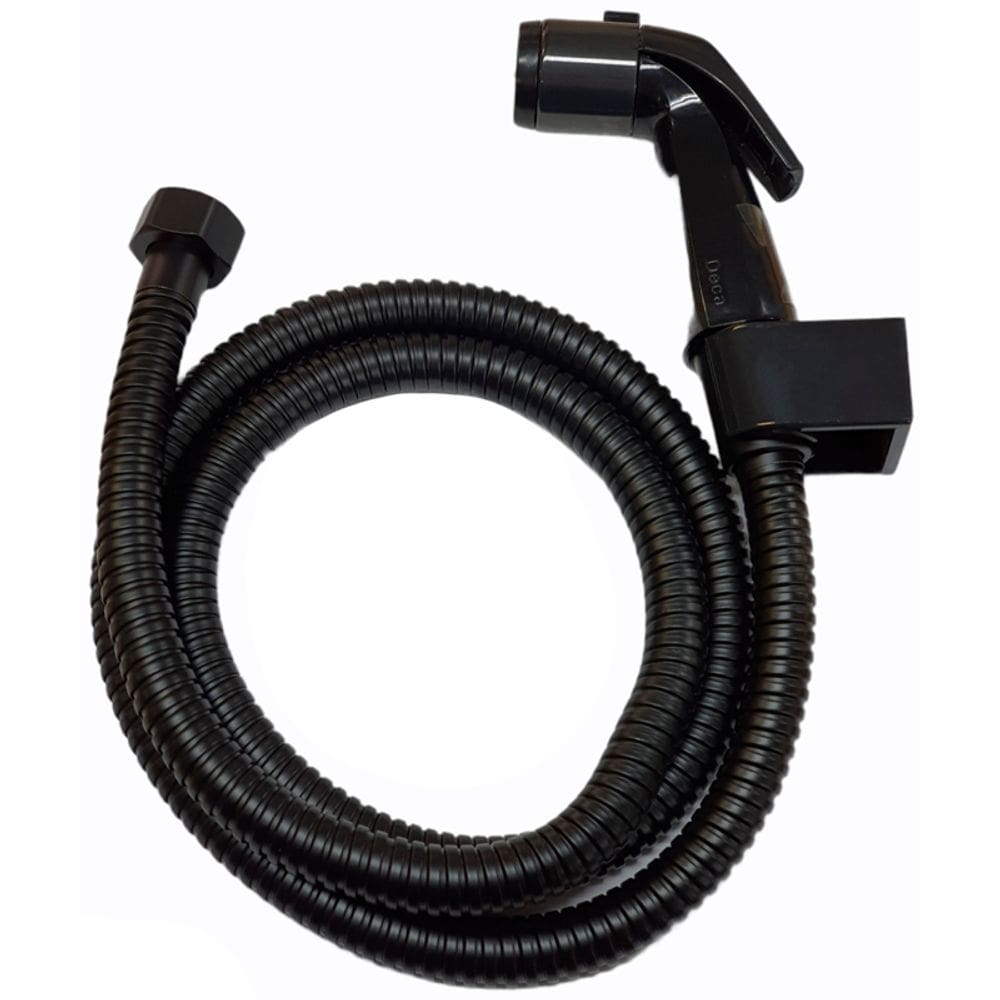 Ducha Higiênica Black Noir Suporte e Flexível 1,2m - 4906003BLNOK100