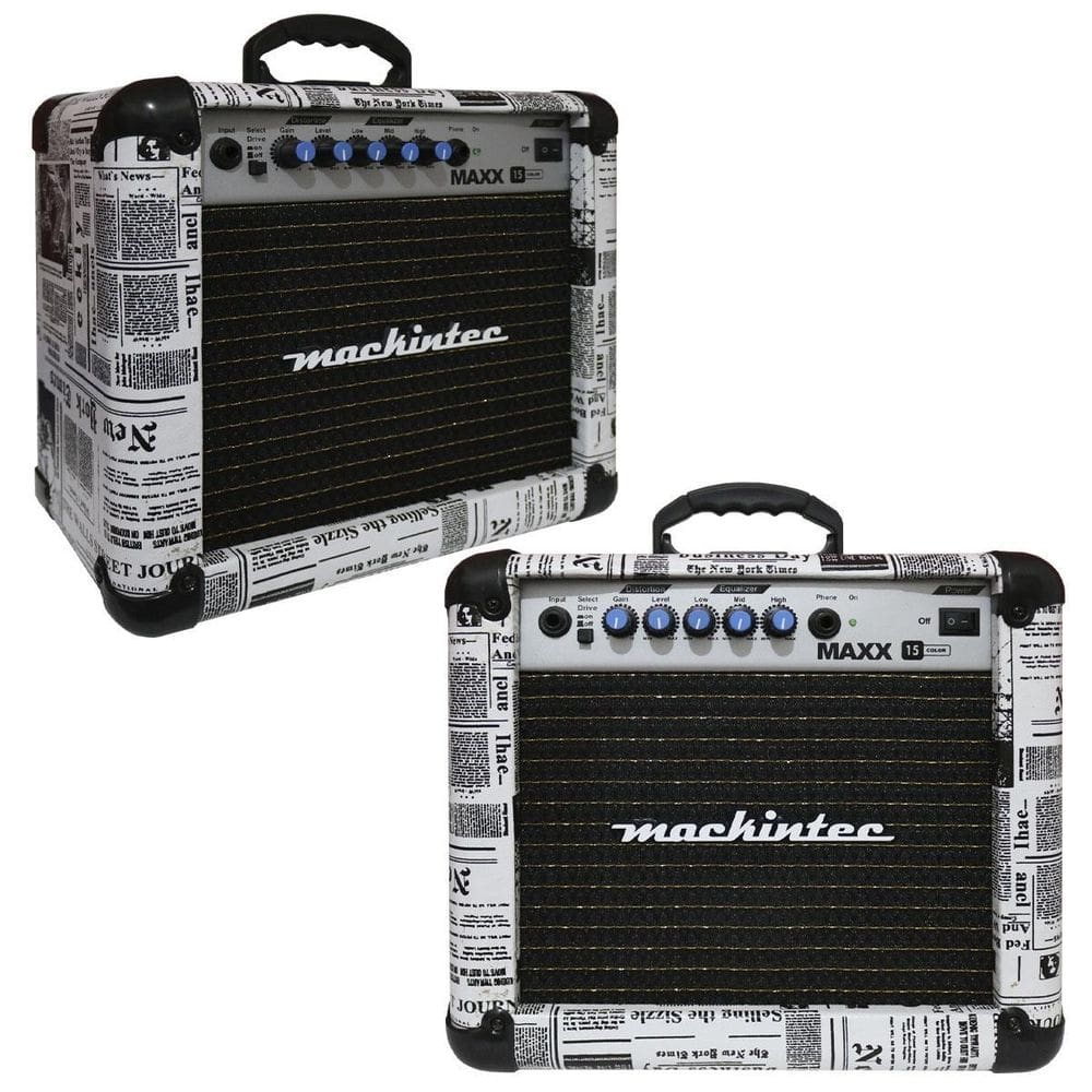 Caixa de som amplificador mackintec maxx 15 guitarra violão
