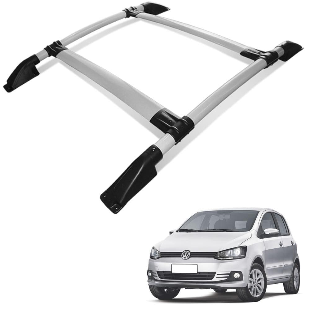 Rack Bagageiro De Teto Fox 2004 a 2022 Tubolar Prata