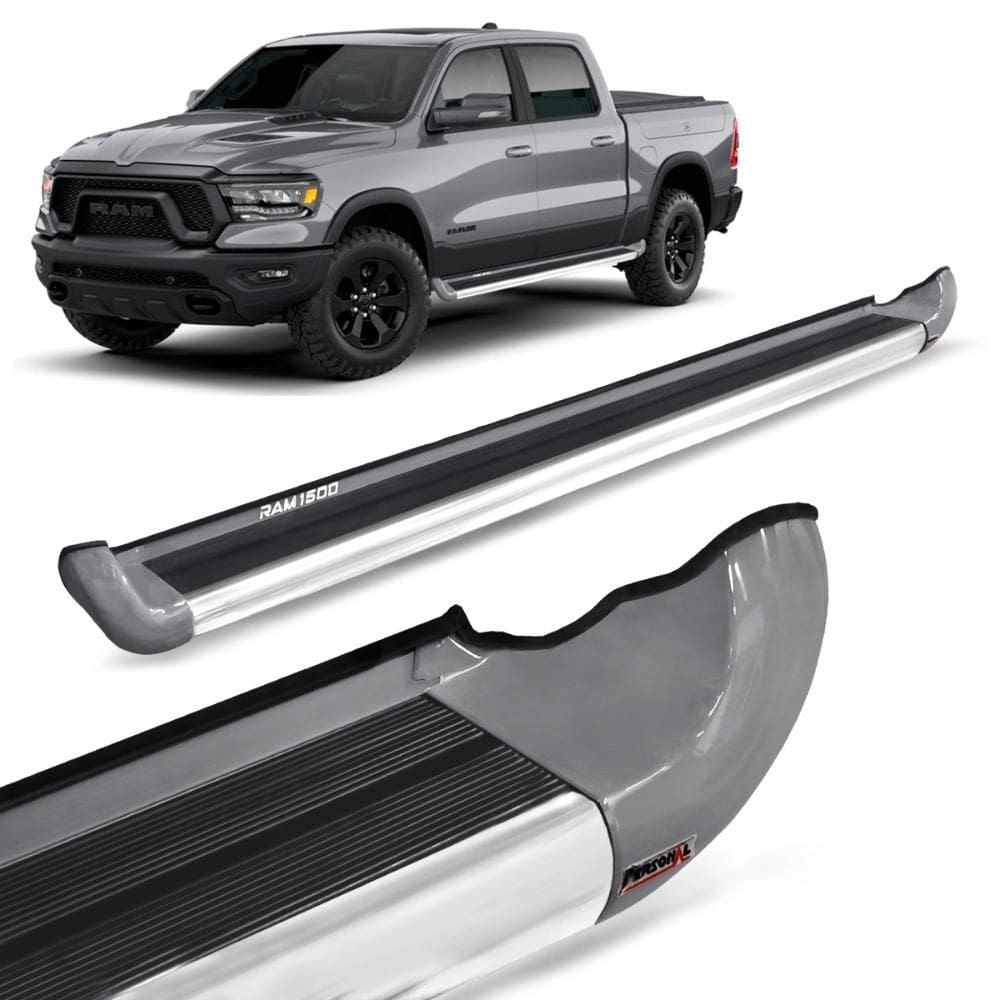 Estribo Dodge Ram 1500 2021 a 2023 Pers. Prata Billet