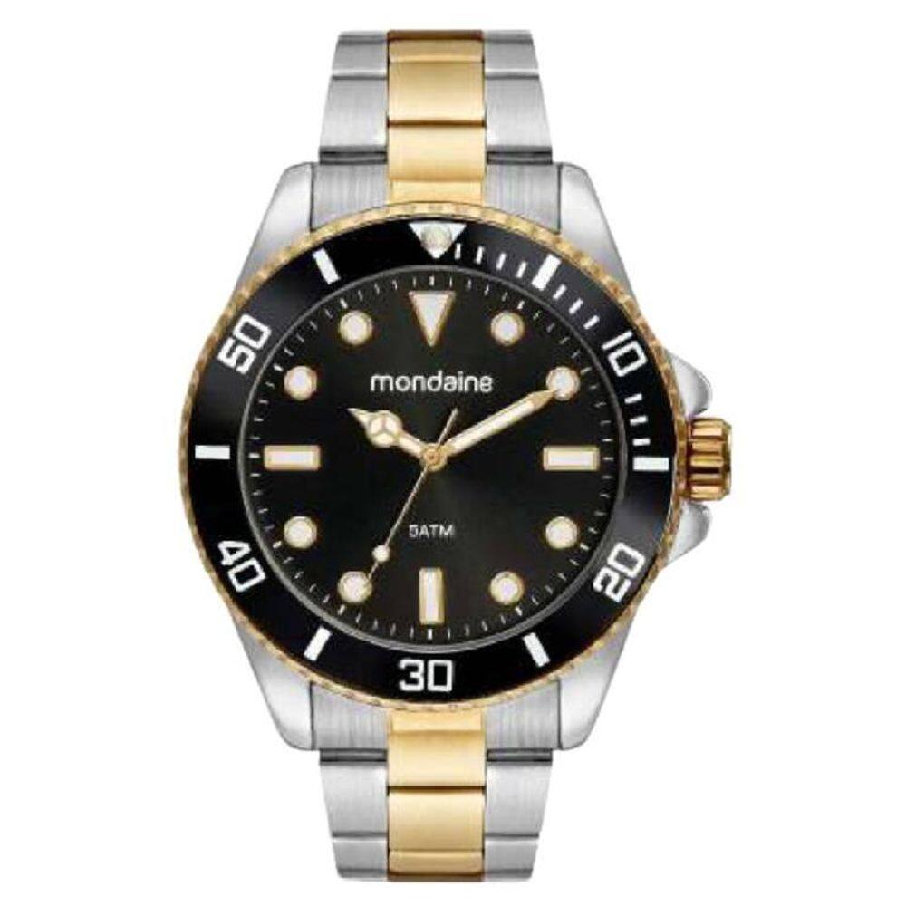 Relógio mondaine masculino 32549gpmvbe3 pu d f preto