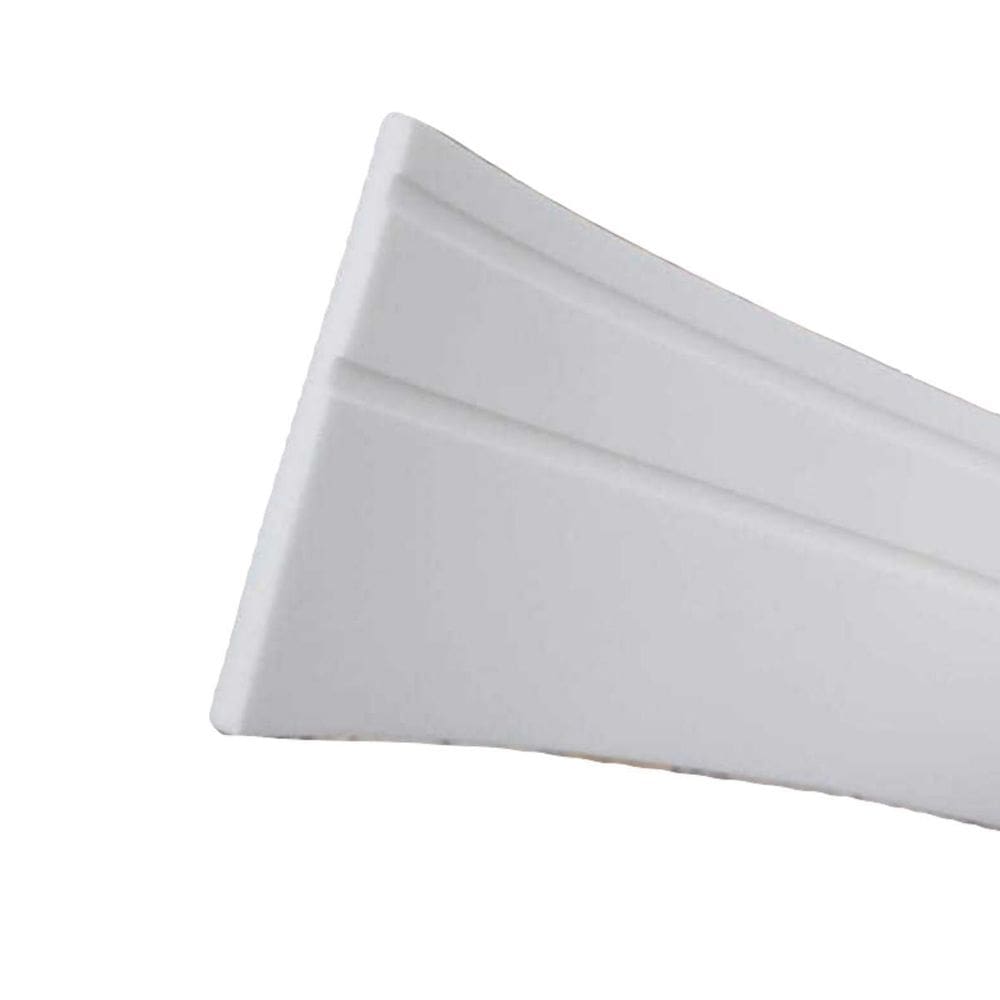 Rodapé autocolante borracha eva 10cm x 0,8cm - 12 metros