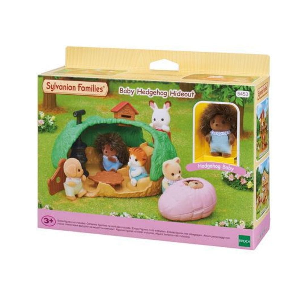 Sylvanian families esconderijo do bebe porco espinho epoch